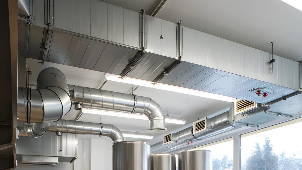 What are the different types of HVAC ducts?